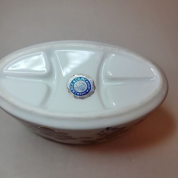 Vintage Porcelain Toothbrush & Paste Holder Japan - Picture 6 of 7